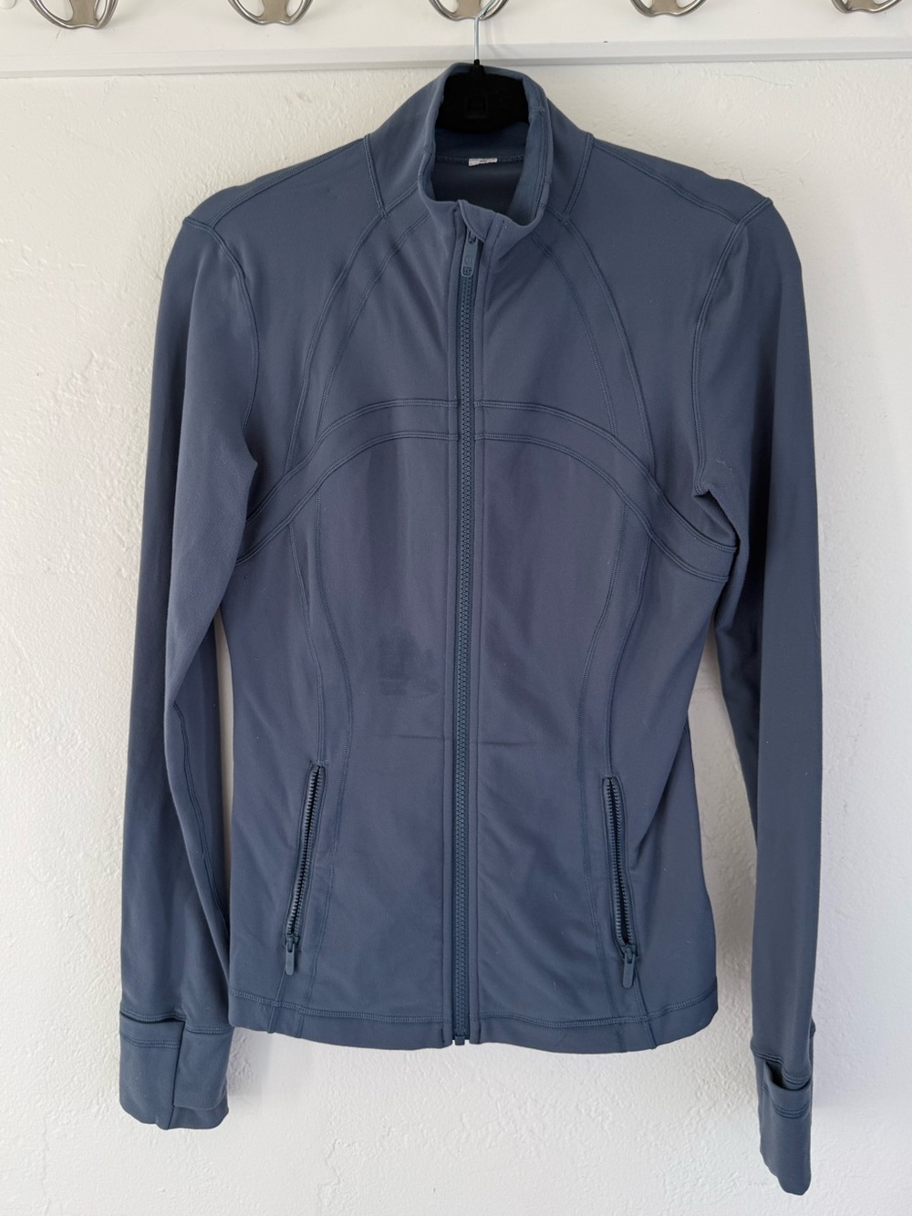 lululemon Womens Slate Blue Full-Zip Lightweight Jacket